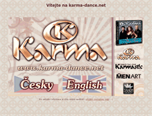 Tablet Screenshot of karma-dance.net